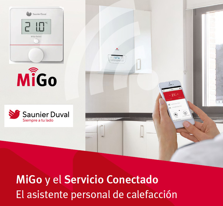 Termostato WIFI SAUNIER DUVAL MIGOselect MIGOLink al MEJOR PRECIO